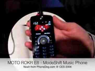 CES 2008: Motorola z10 and rokr e8 