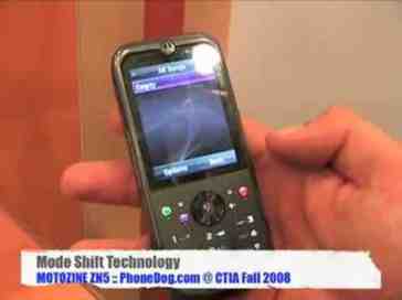 Motorola MOTOZINE ZN5 - Hands-On @ CITA SF 2008