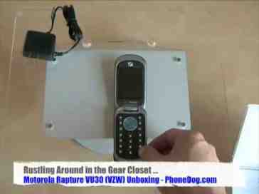 Motorola Rapture VU30 (Verizon) - Unboxing