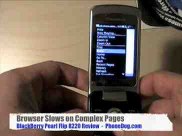 BlackBerry Pearl Flip 8220 (T-Mobile): Review Part 2