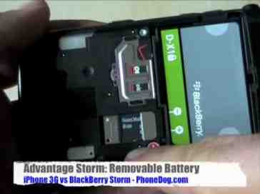 BlackBerry Storm vs iPhone 3G, Part 1 - Form Factor & Phone