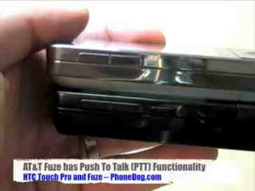 HTC Fuze (AT&T) vs Touch Pro (Sprint) Part 1