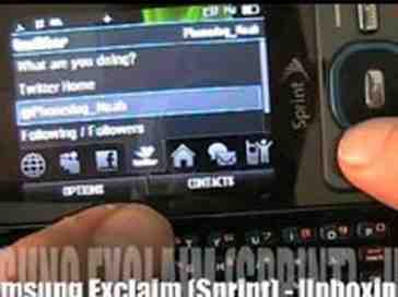 Samsung Exclaim (Sprint) - Unboxing