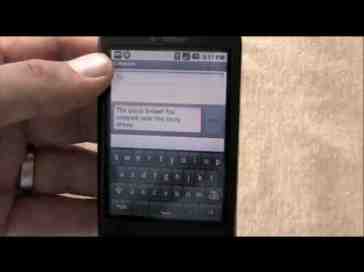 Dogfight! iPhone vs Android: QWERTY Text Entry