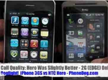 iPhone 3GS vs HTC Hero - Dogfight, Pt 2