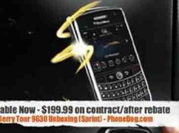 BlackBerry Tour 9630 (Sprint) - Unboxing