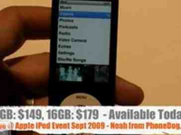 iPod nano with video capture - Hands-On