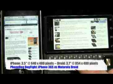 iPhone 3GS vs Motorola Droid: DogFight, Pt 1
