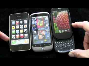 iPhone 3GS v Nexus One v Palm Pre Plus Part 1