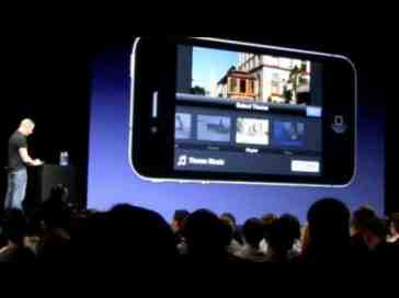 iMovie for iPhone 4 - Demo at WWDC 2010