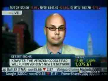 Noah on CNBC: Google's iPad Killer coming to Verizon