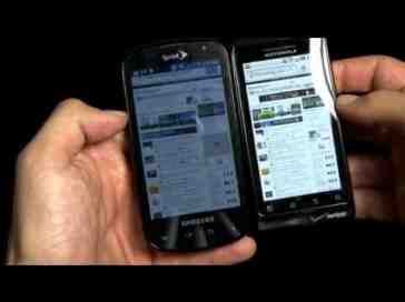 Motorola Droid 2 vs Samsung Epic 4G Dogfight! Pt 2