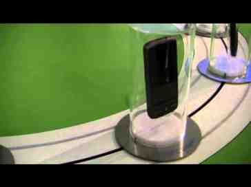 Android phone booth at Mobile World Congress (video)