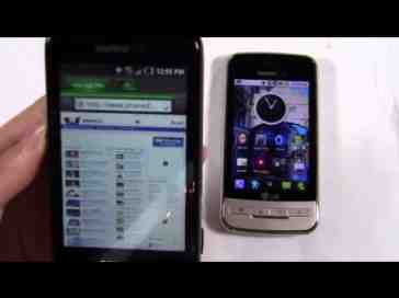 LG Optimus M vs Samsung Indulge Dogfight Part 2