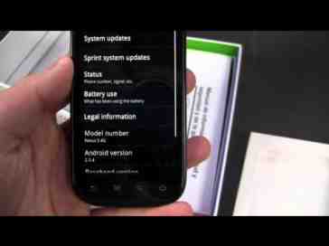 Google Nexus S 4G Unboxing