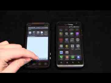 HTC EVO 3D vs. LG Revolution Dogfight Part 1