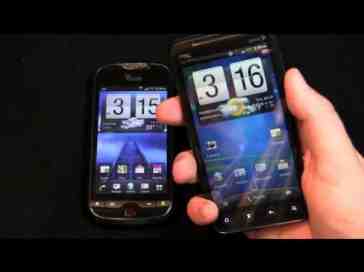 T-Mobile myTouch 4G Slide vs. HTC EVO 3D Dogfight Part 1