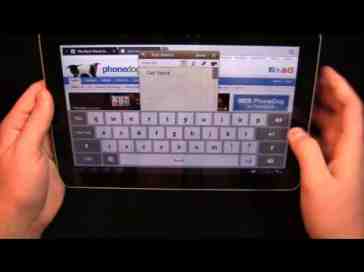Samsung Galaxy Tab 10.1 TouchWiz UX Hands-On