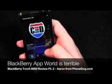 BlackBerry Torch 9850 Video Review Part 2
