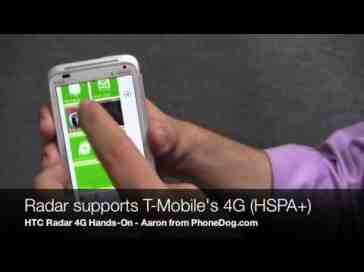 HTC Radar 4G Hands-On