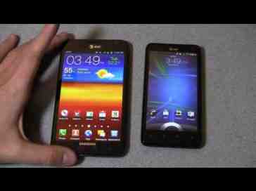 Samsung Galaxy Note vs. HTC Vivid Dogfight Part 1