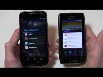 Samsung Galaxy Nexus vs. Motorola DROID 4 Dogfight Part 1