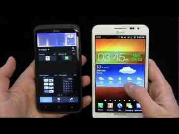HTC One X vs. Samsung Galaxy Note Dogfight Part 1