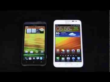 HTC EVO 4G LTE vs. Samsung Galaxy Note Dogfight Part 1