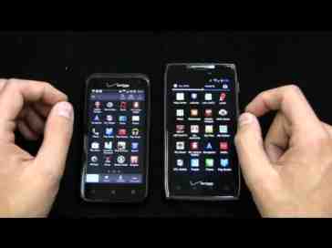 HTC DROID Incredible 4G LTE vs. Motorola DROID RAZR MAXX Dogfight Part 1