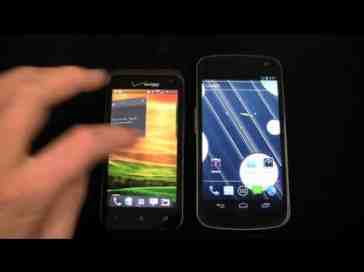 HTC DROID Incredible 4G LTE vs. Samsung Galaxy Nexus Dogfight Part 1