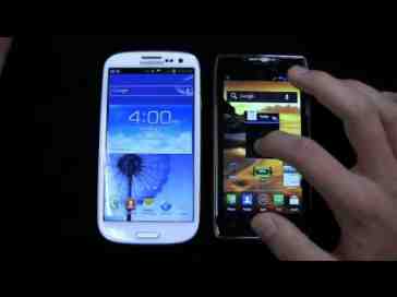 Samsung Galaxy S III vs. Motorola DROID RAZR MAXX Dogfight Part 1
