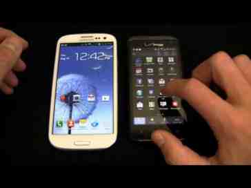 Samsung Galaxy S III vs. HTC DROID Incredible 4G LTE Dogfight Part 1