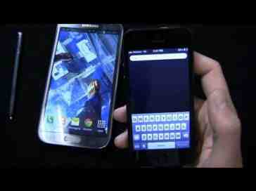 Samsung Galaxy Note II vs. Apple iPhone 5 Dogfight Part 1