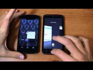 Google Nexus 4 vs. HTC One X Plus Dogfight Part 1