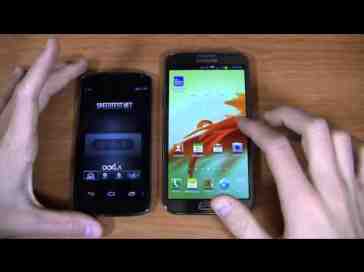 Google Nexus 4 vs. Samsung Galaxy Note II Dogfight Part 2