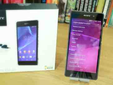 Sony Xperia Z2 unboxing