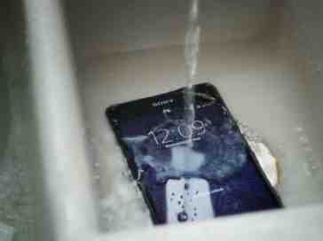 Sony Xperia Z2 waterproof test