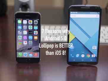 7 Reasons why Android 5.0 Lollipop is better than iOS 8!