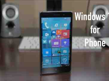 Trying out Windows 10 for phones