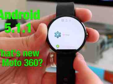 Android 5.1.1 on Moto 360 - What's new?