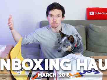 Unboxing Haul With Arlo the Phone Dog! (March 2018)