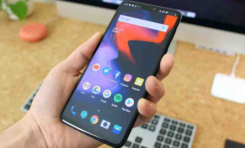 OnePlus 6 with beta Android software