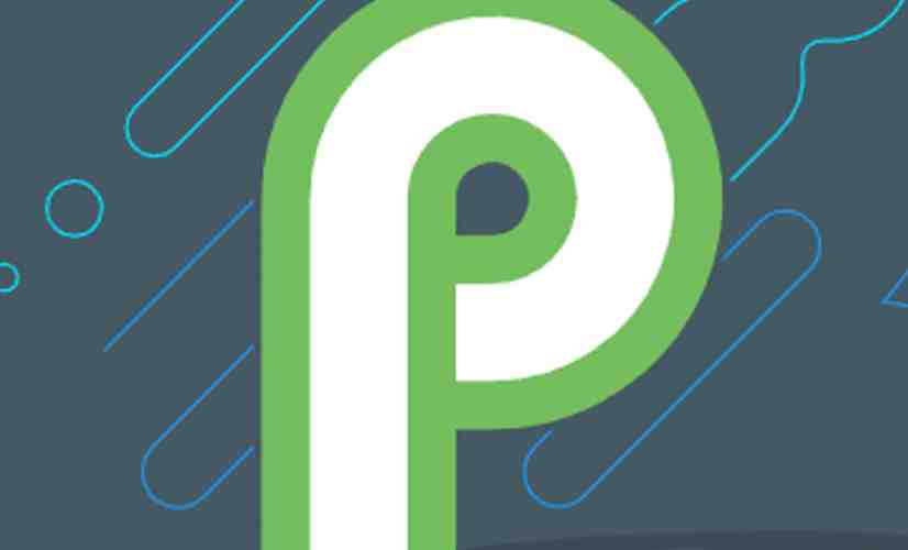 Android Pie P logo