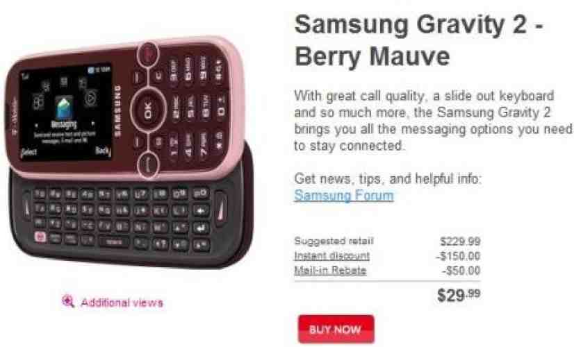 T-Mobile launches the Samsung Gravity 2