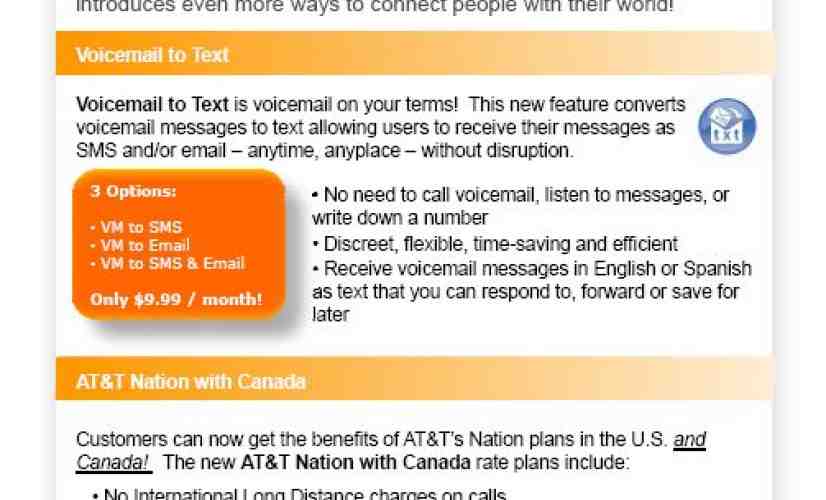 AT&T makes 3 new service announcements for Sunday