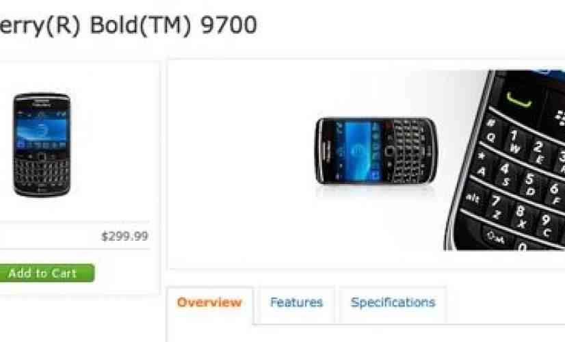 Breaking: AT&T shipping BlackBerry Bold 9700 to business customers