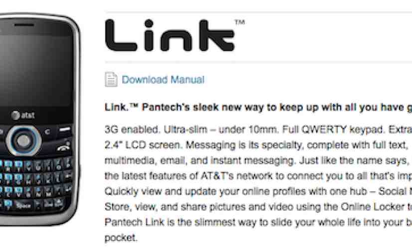 Pantech and AT&T announce Link