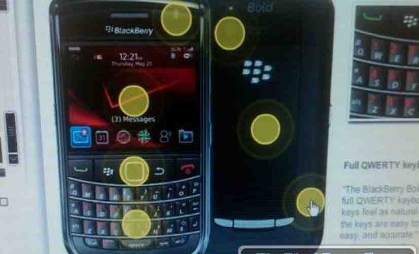 BlackBerry Bold 9650 Verizon training has begun, launching soon