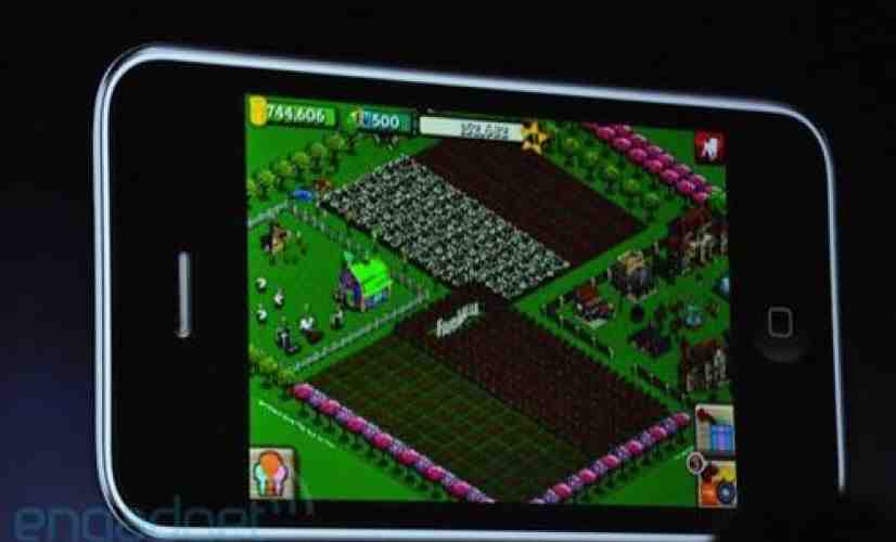 iPhone getting Farmville and Guitar Hero apps