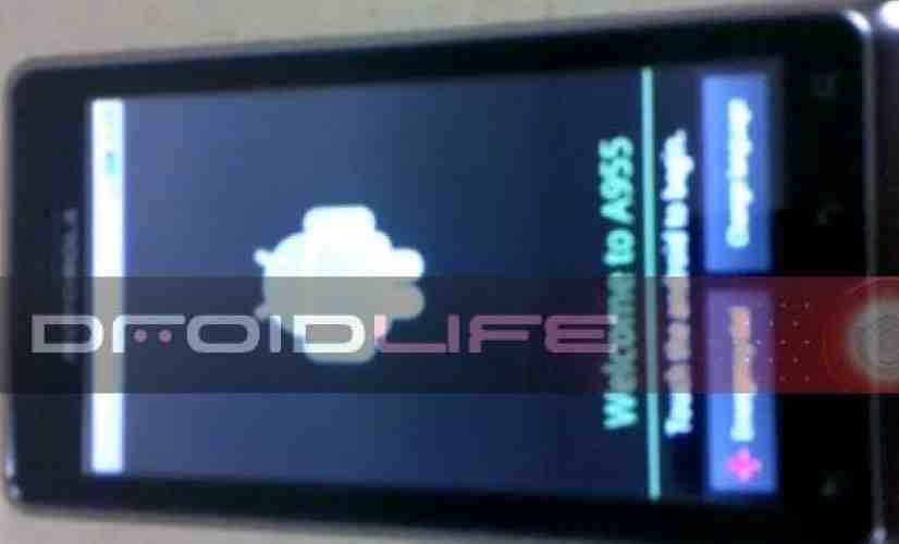 Motorola Droid 2 activation screen photo leaks out